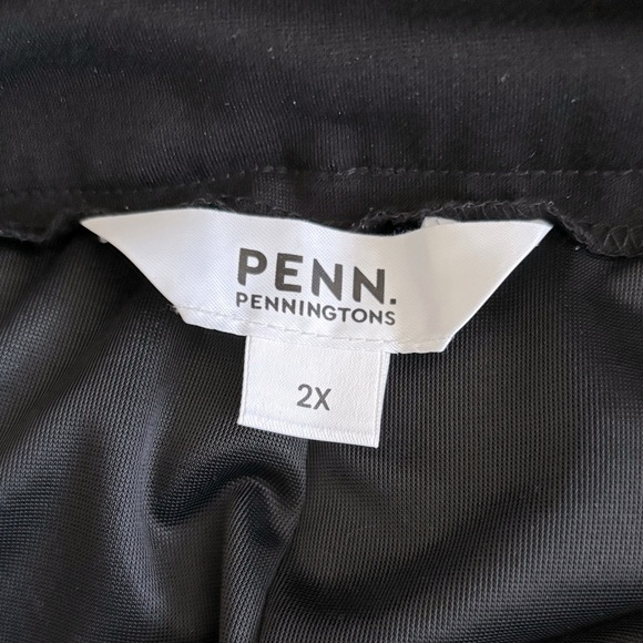 Penn by Penningtons Black Pull-On Wide Leg Pants | Size 2X | NWOT - Picture 3 of 3